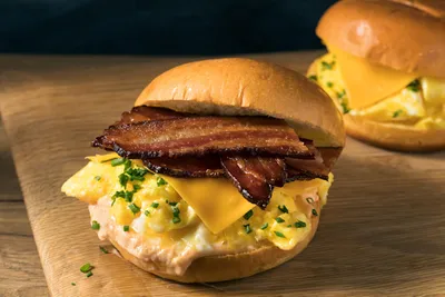 Bacon and Eggs cheese Platter