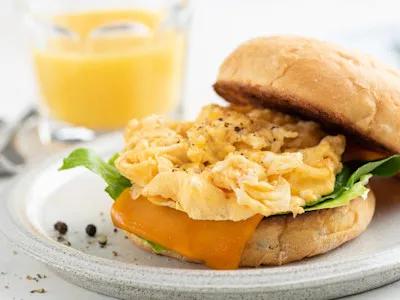 Egg and cheese Platter