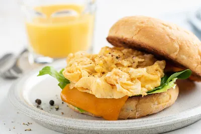 Egg and cheese Platter