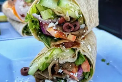 Greek Gyro Wrap Platter