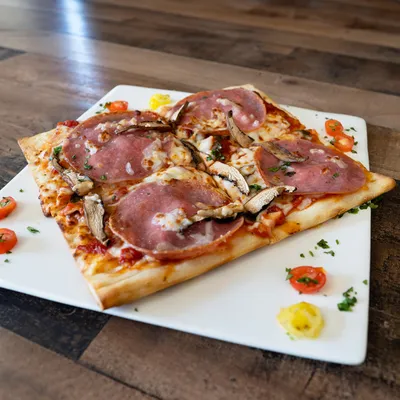 Pepperoni & Mushroom Flatbread